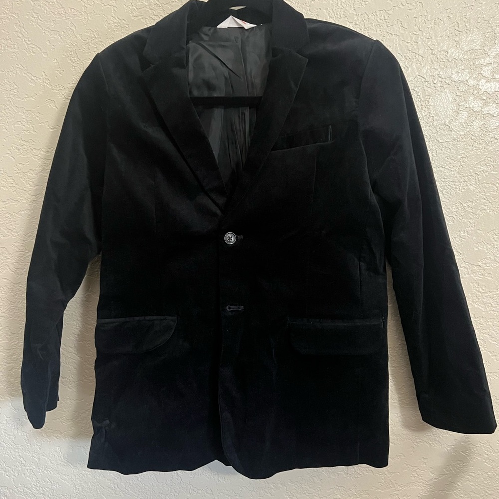 Boys velvet blazer